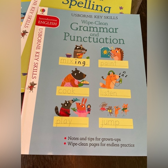 Usborne Wipe Clean Key Skills Learning Books - lot of 3 - Picture 3 of 6